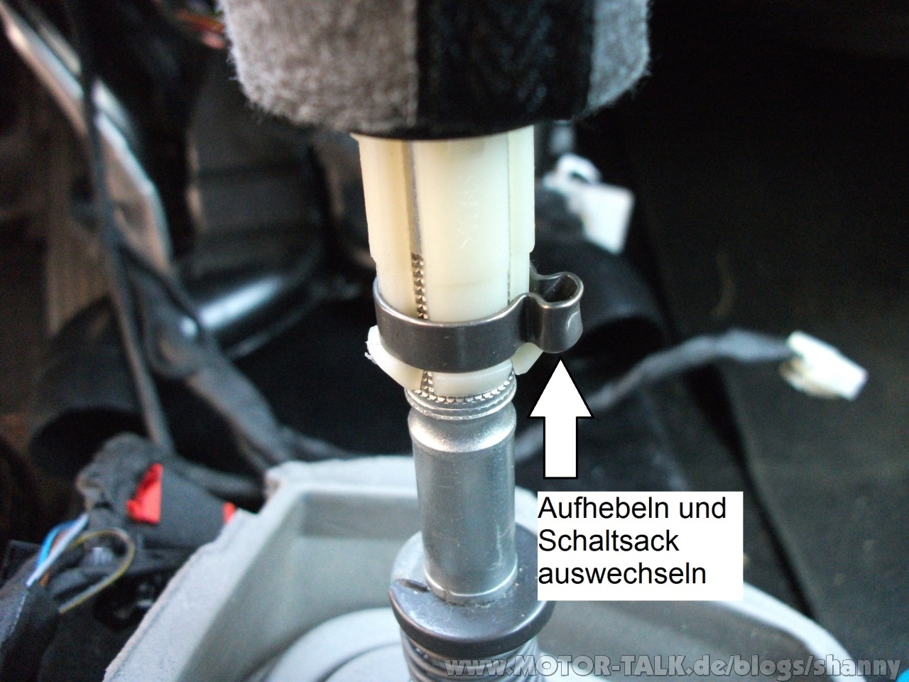 Anleitung Austausch Schaltsack am VW Golf 4 
